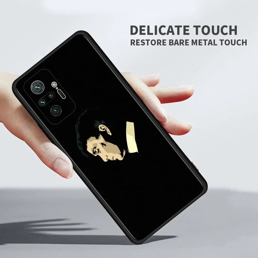 Phone case For Redmi Note 10 Pro Max 9 9s 9t 8t 7 Cover Soft Funda for Redmi K40 Plus 9A 9C 9T Coque Peaky Blinders