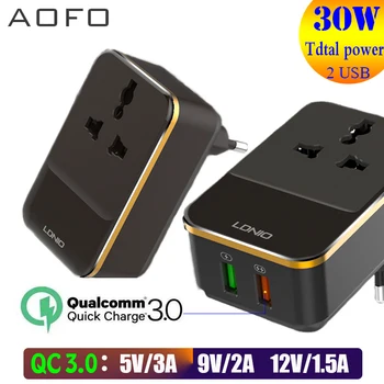 

Quick Charge 3.0 USB Charger Universal Travel Adapter QC3.0/30W Fast Charging EU Plug Socket for mobile phones