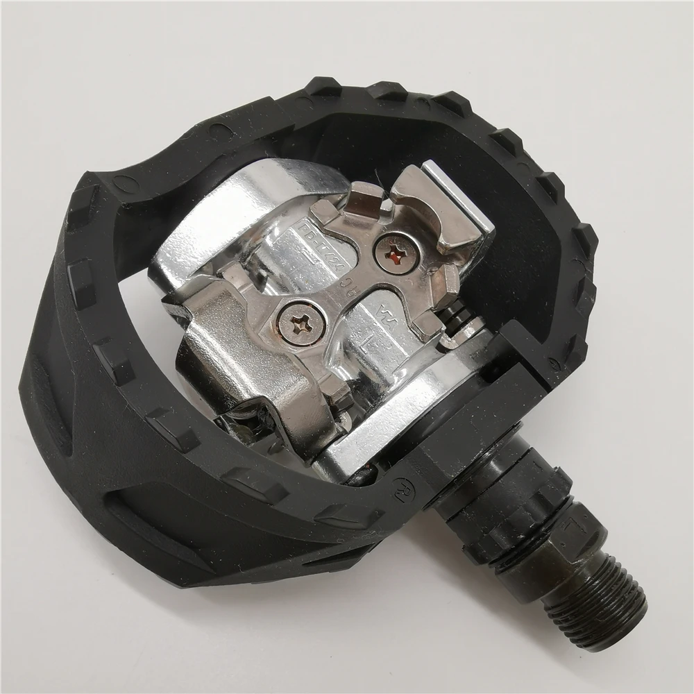 Shimano PD-M424 SPD педали MTB велосипед самофиксирующаяся педаль с SM-SH51 запчасти для велосипеда