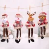 Año Nuevo 2022 lindas muñecas de Navidad Santa Claus/muñeco de nieve/Elk Noel decoración del árbol de Navidad para el hogar Navidad 2022 niños regalo ► Foto 2/6