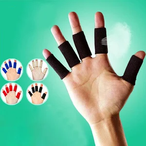 Protectores de dedos de nailon antideslizantes para hombre y mujer, protectores de dedos para Golf, baloncesto, tenis, bolos, pesca, gimnasio, 10 piezas