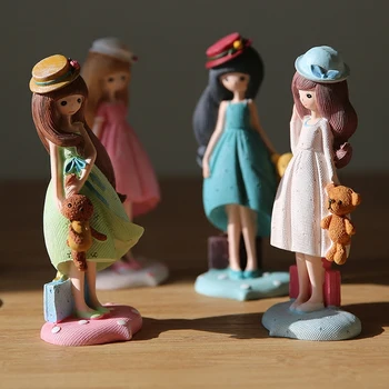 

CUTE RESIN GIRL DOLL HOME DECOR CRAFTS MAIDEN CHARACTERS BEAUTY FIGURINES RESIN FAIRY MINIATURES GARDEN DECORATION BIRTHDAY GIFT