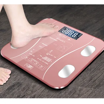 

Bathroom Scales Floor Body Smart Electric Digital Weight Health Balance Scale Toughened Glass LCD Display 180kg/50g