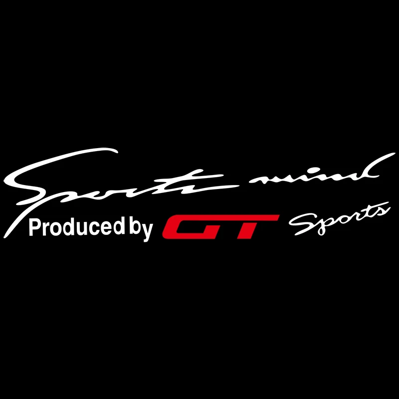 1 шт. виниловые наклейки на автомобиль GT Спортивная эмблема Светоотражающая