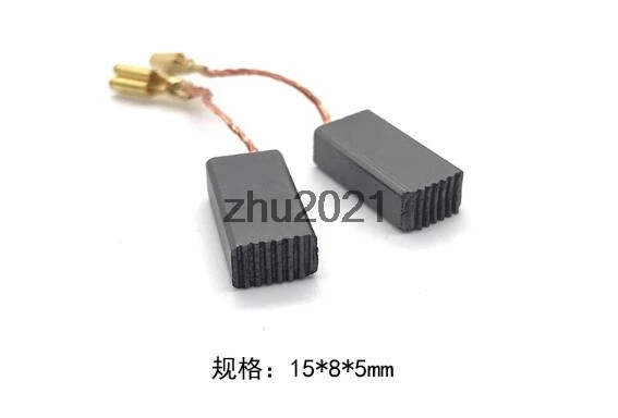 

2 Pcs Repair Part 16mm x 8mm x 5mm Motor Carbon Brushes for Bosch GWS6-100