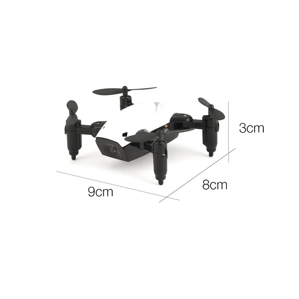S9 S9W складной RC Мини Дрон Карманный микро вертолет с WIFI FPV 0.3MP камерой 360 градусов
