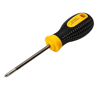 

Cross Slotted Screwdriver Tools Rubber Anti-skid Screwdriver Steel Hardness Practical Screwdriver Hand Tool Repair Tool