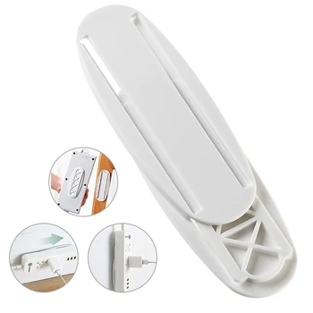 

Plug Sticker Holder Power Strip Holder Wall-Mounted Sticker Punch-free Plug Fixer Household Wall Organizer Wall Plug Holder