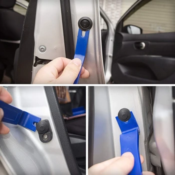 

12 Pcs Protable Car Radio Panel Door Clip Trim Dash Audio Removing Installer Repair Tool Kit High Quality Car Removal Tools