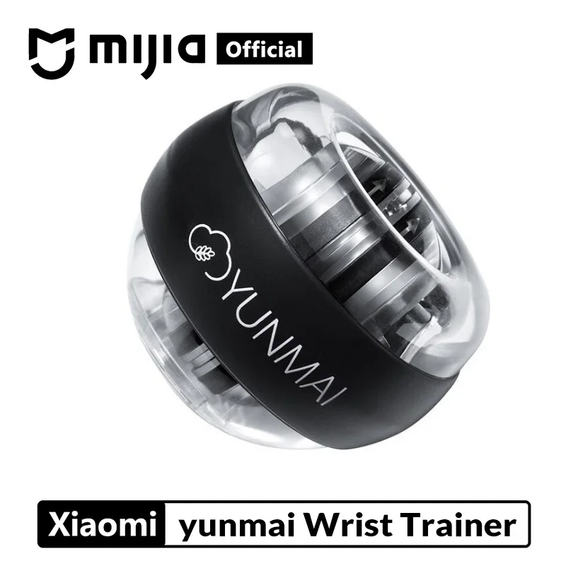 

New Xiaomi yunmai Wrist Trainer LED Gyroball Essential Spinner Gyroscopic Forearm Exerciser Gyro Ball for Mijia Men Gift Xiaomi