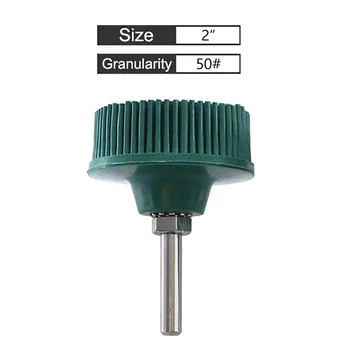 

Polishing Wheels Electric Drill Disc Abrasive Brush Disc Brush Rubber Emery Deburring Tool for Cleaning Cordless Drill Power set