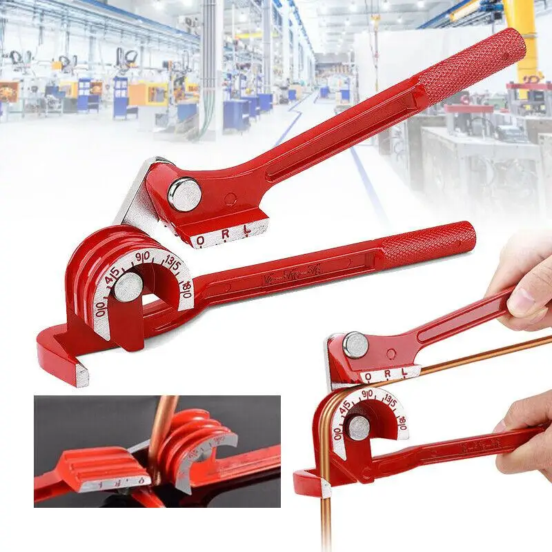 3 In 1 180 degree 6/8/10mm Pipe Tube Bender / Copper Air Conditioning Manual Elbow Tool | Инструменты