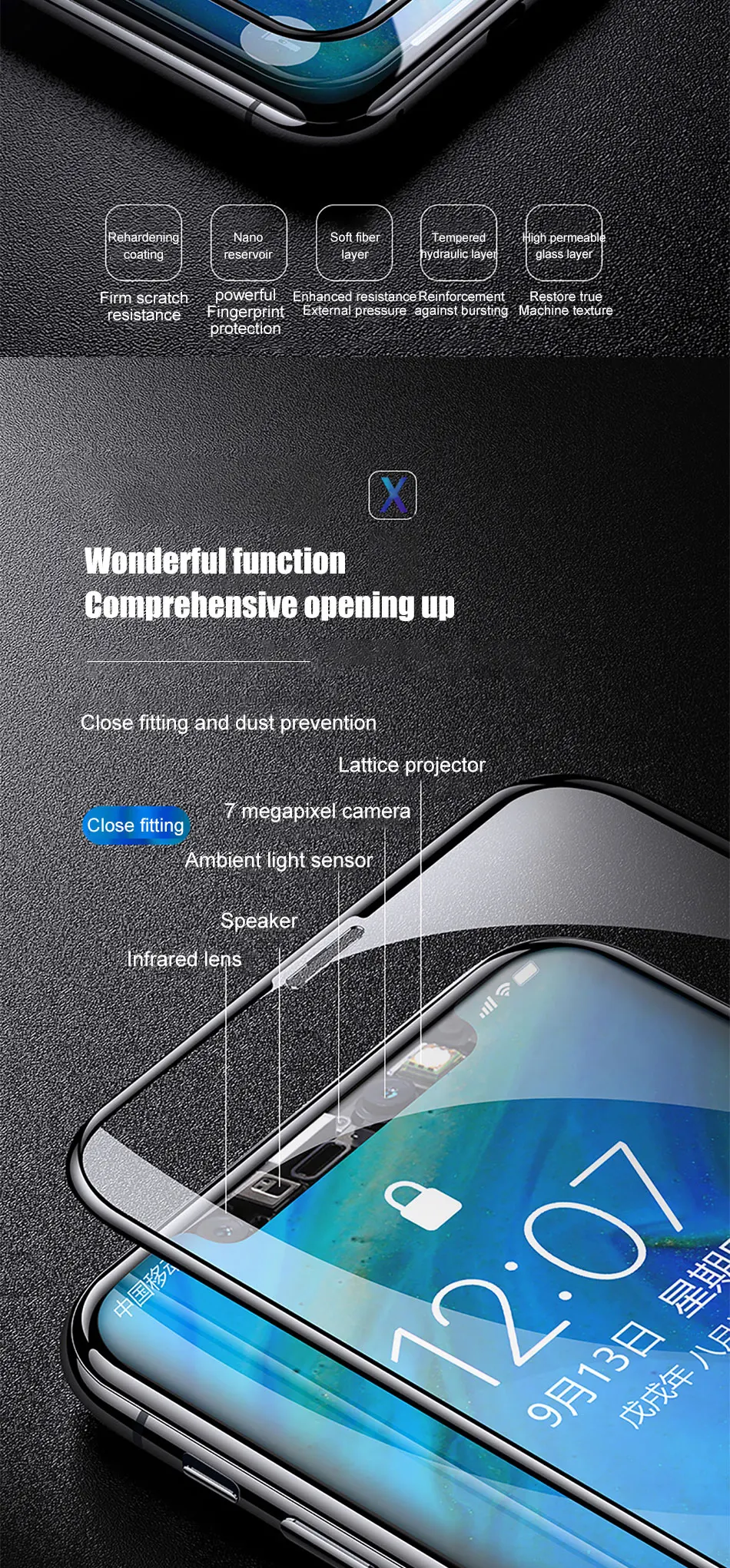 500D закаленное стекло для iPhone 11 Pro Max Защита экрана для iPhone 7 6 6s 8 Plus iPhone X XS Max XR защитное стекло