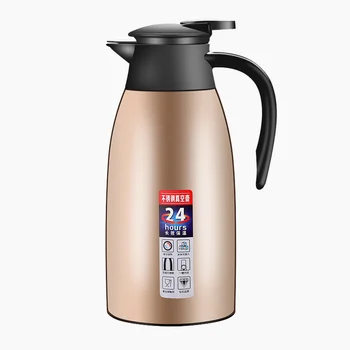 

304 Stainless Steel Thermos Bottle Household Thermos Pot Large Capacity European Vacuum Open Kettle Thermos Boiling Water Bottle