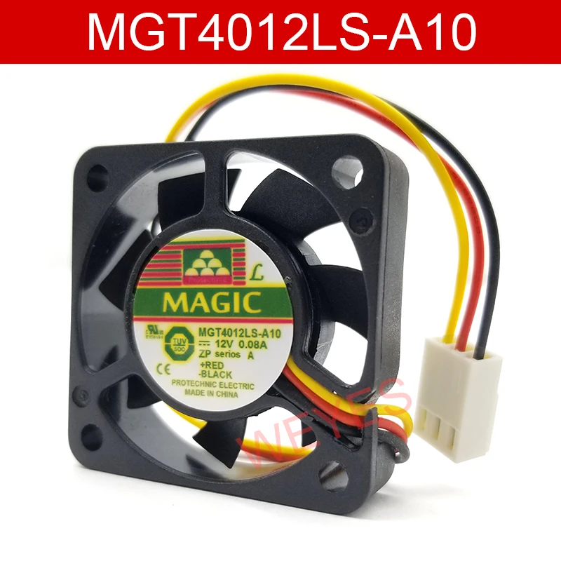 Для Protechnic MGT4012LS-A10 DC12V 0.08A 4010 4 см 40 мм 40x40x10 3pin Вентилятор охлаждения | Компьютеры и