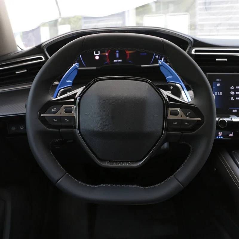 Lsrtw2017 рулевого колеса автомобиля педаль переключения планки для peugeot 3008 5008 508L интерьерные аксессуары