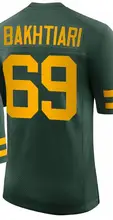 Custom Stitch For Men Women Kid Youth David Bakhtiari Green Bay Football Jersey