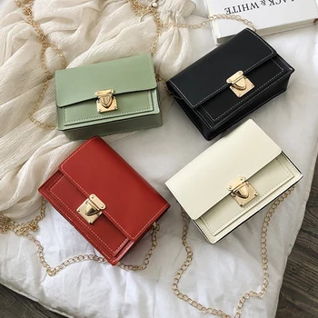 

Chuwanglin Women Pu Leather Shoulder Bags Girls Brief Flap Women's Casual Messenger Bags chain Crossbody Bags M91502