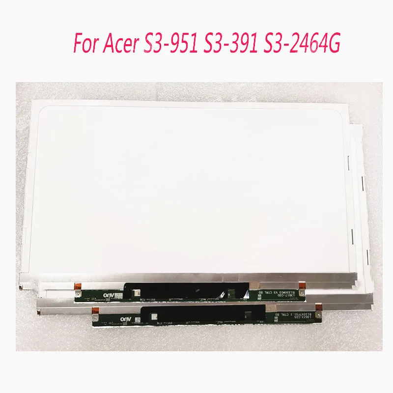 13,3 дюймов для acer S3-951 S3-391 S3-2464G ноутбук ЖК-дисплей экран B133XW03 V3 B133XTF01.0 B133XTF01.1 B133XTF01.2