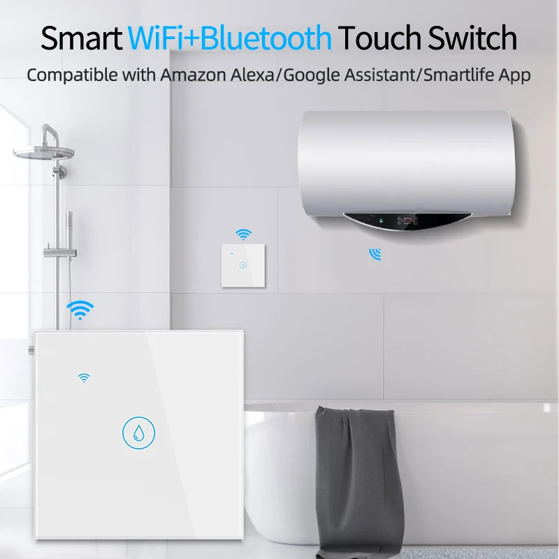 aquecedor água tuya vida inteligente app temporizador