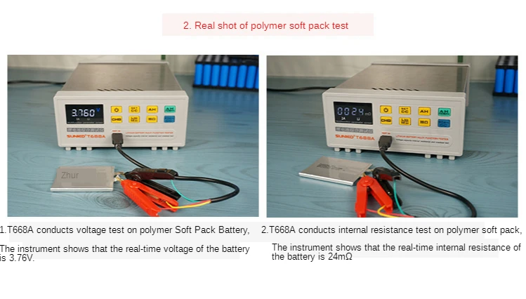 gas welding machine Battery Testing Machine Comprehensive Tester Battery Tester Capacity Voltage Overload Detector SUNKKO T688A 18650 Resistance plastic welder stapler