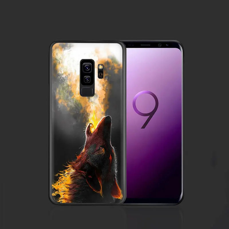 B8 Животное волк мягкий чехол для телефона из ТПУ с принтом "чехол для samsung Galaxy A5 A6 7 8 9 A10S 20С 30С 40С с 50S 60 70 J6 - Цвет: B8