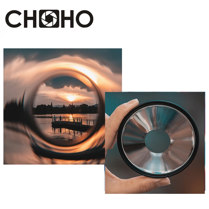 

77mm Blur Effects Camera Filter Kaleidoscope Swirl DSLR Photography Foreground Special Filter Prism Lens Hole DSLR Accessories