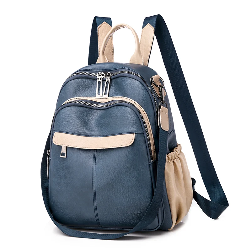 

Fashion Women Backpack large capacity women Backpacks for Teenage Girls Female School Shoulder Bag travel Bagpack Black/Blue