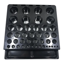 Сверлильный ящик для хранения фрезы экономьте пространство сверло отделка коробки ткани рукав DIY деревообрабатывающая коробка(без сверла