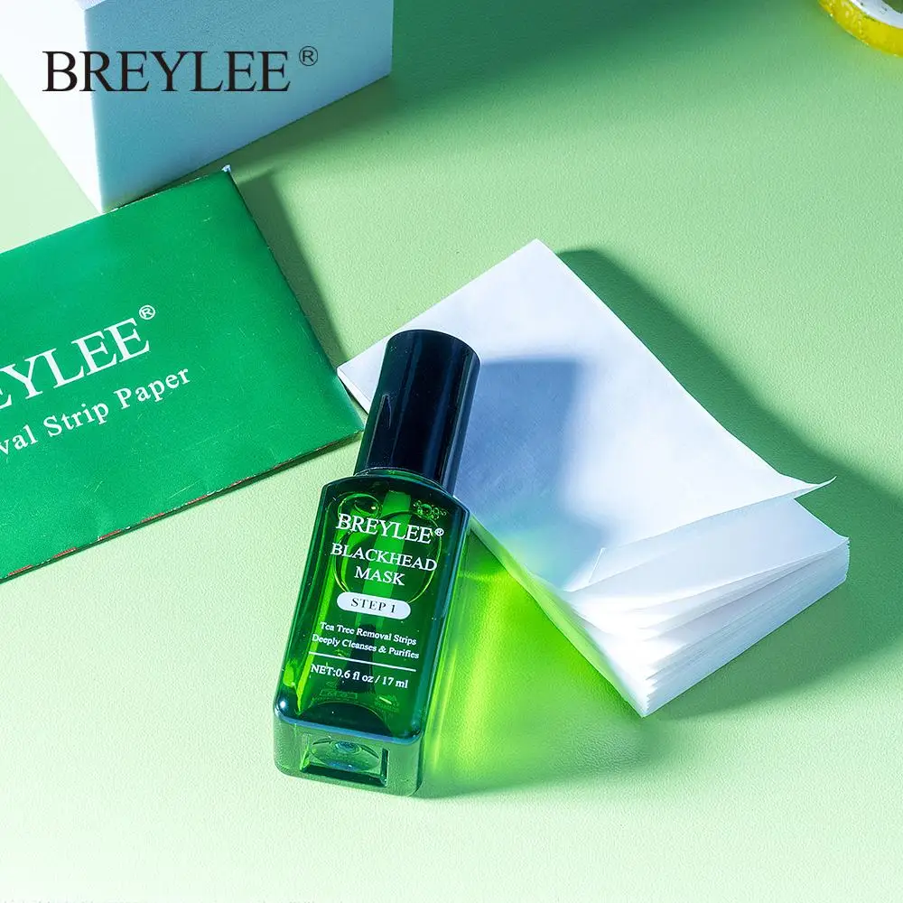 Маска для носа Breylee Blackhead Очищающий отшелушивающий крем лица маска лечения акне