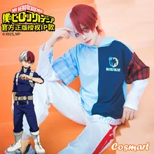 Аниме Boku no MY HERO Academy figure Todoroki Shouto, модная повседневная одежда, флисовый комплект из двух предметов, костюм для косплея, новинка