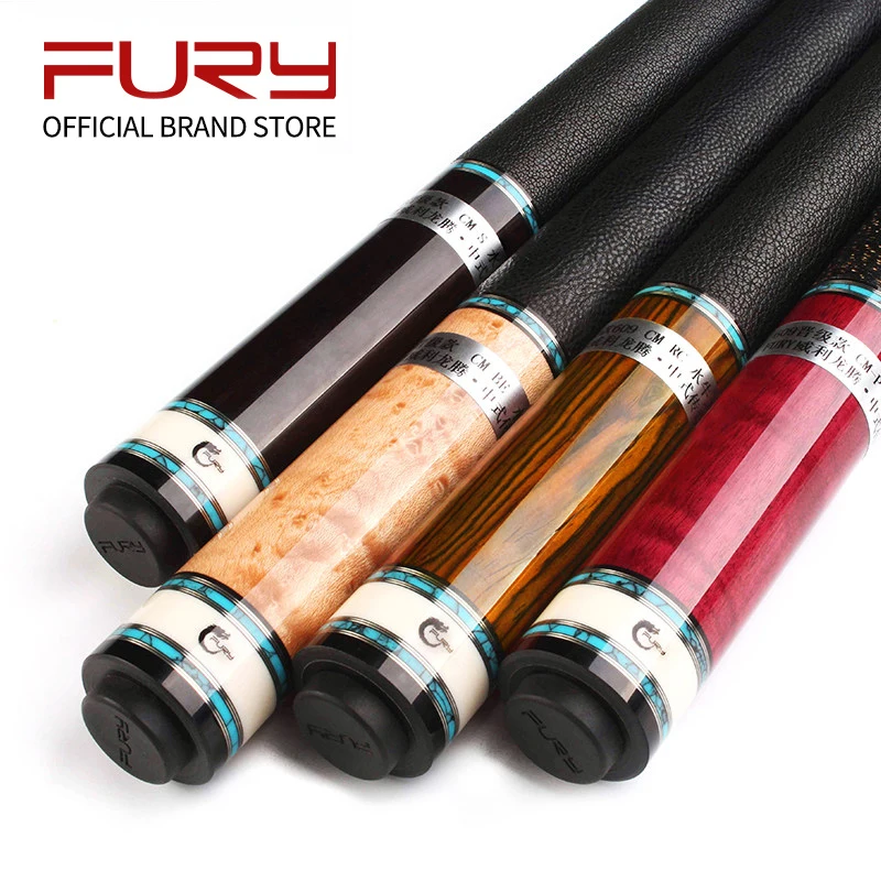 

Fury legend series pool cue stick billiard 12.5mm tip American maple shaft center joint Valuable wood butt Billiar professional