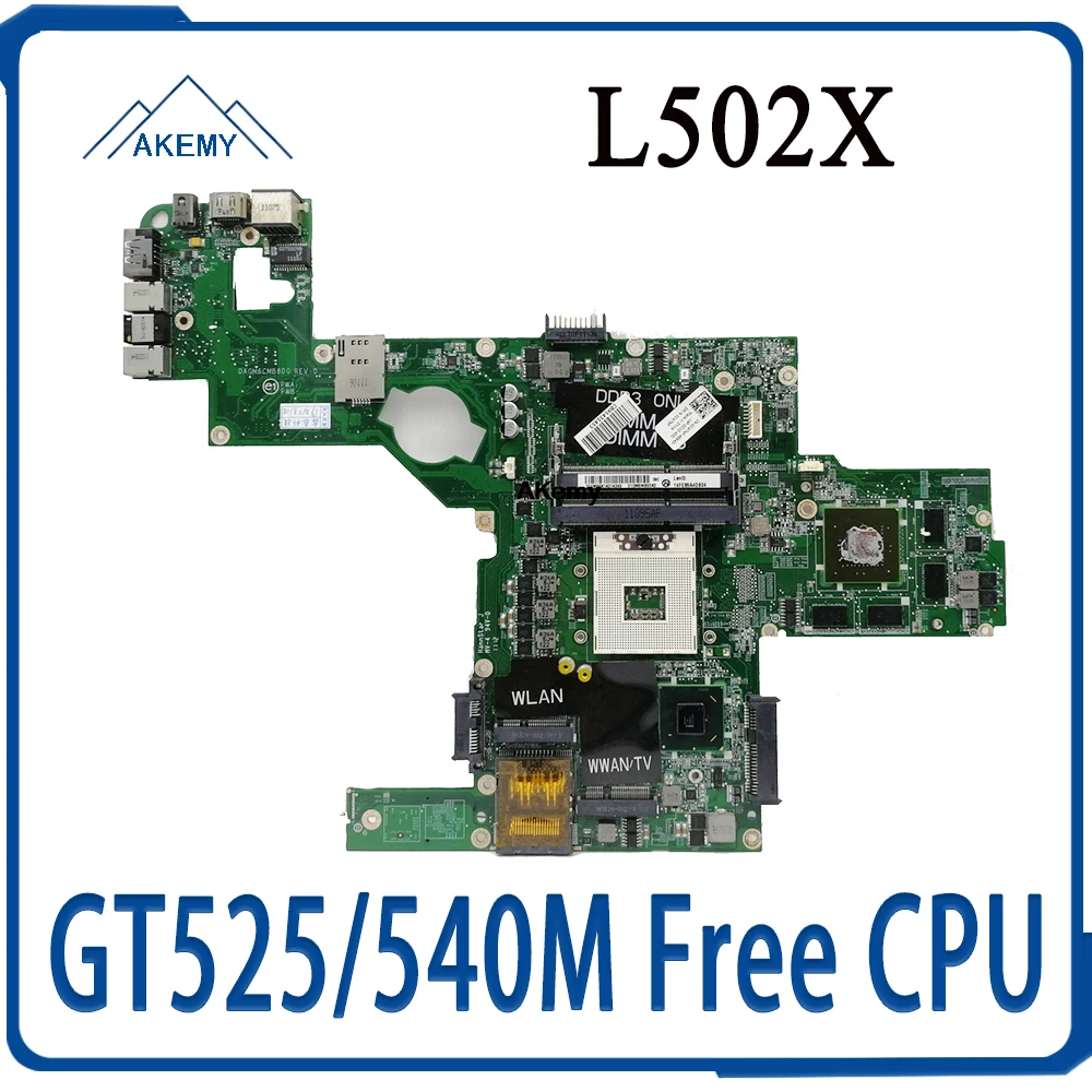 C47NF CN-0C47NF материнская плата для For DELL XPS L502X ноутбука GT525M GT540M DAGM6CMB8D0 тестовая работа