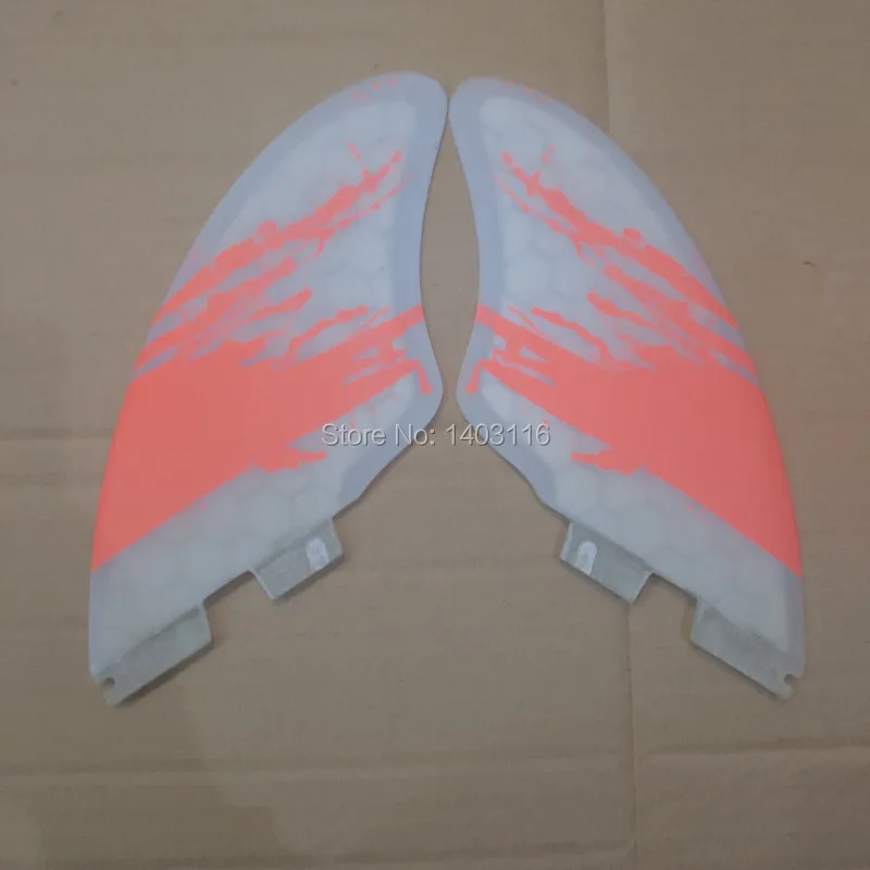 

color design FCS2 base big honey comb surfboard Keel fins