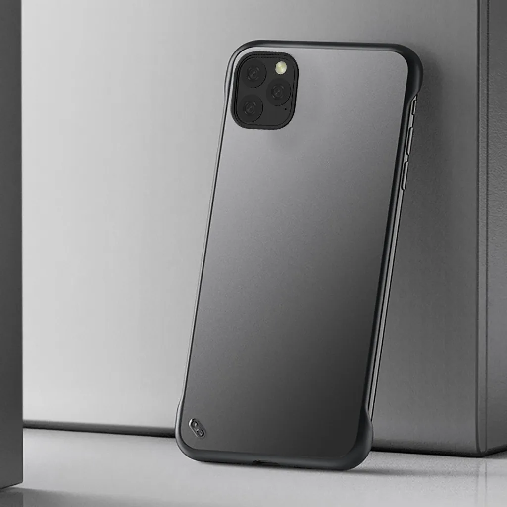 BK Прозрачный Бескаркасный с кольцом на палец чехол для телефона для iphone 11 Pro Модный легкий Чехол Для Телефона Силиконовая задняя крышка - Цвет: BK