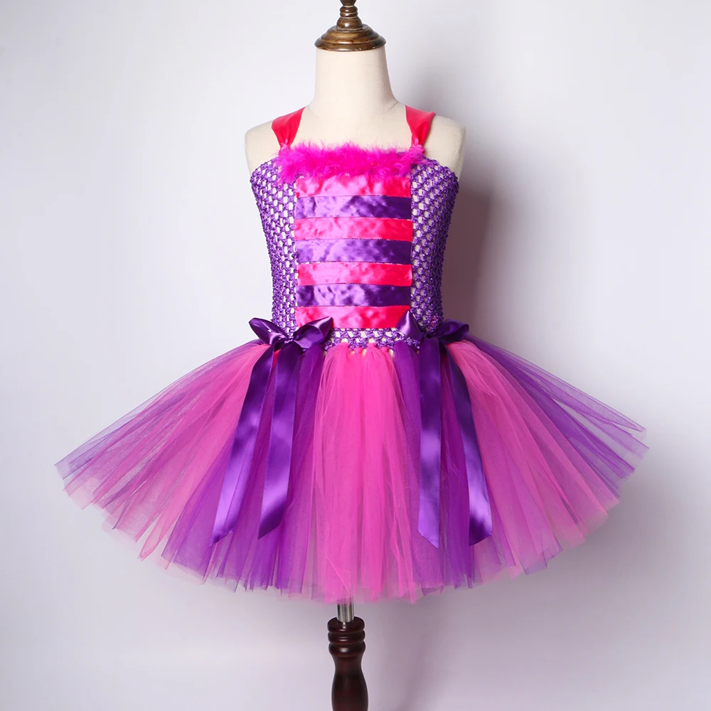 pink and violet tutu dress