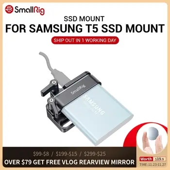 

SmallRig Mount for Samsung T5 SSD for Blackmagic Design Pocket Cinema Camera 4K / 6K SmallRig cage 2245