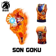 Спортивный жилет с принтом «Жемчуг дракона Гоку» без рукавов для бега, Молодежный плотный жилет для здоровья и красоты, Летний жилет, стиль, мода