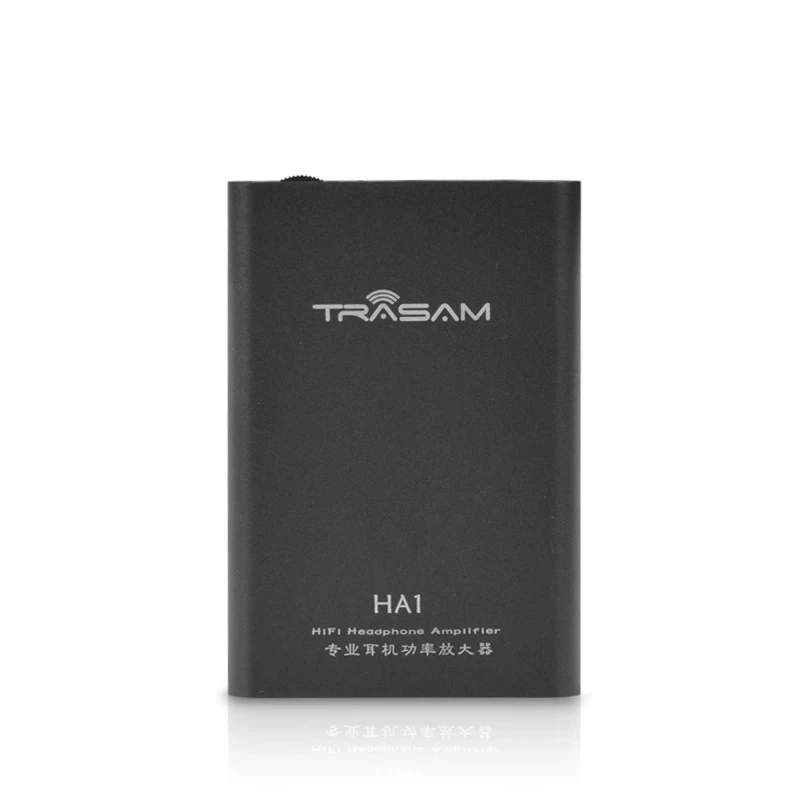 black HA1 HIFI портативный 3,5 мм разъем для наушников, сабвуфер, аудио выход, тонкий и светильник, усилитель для смартфонов, ПК, мощная тяга - Цвет: black