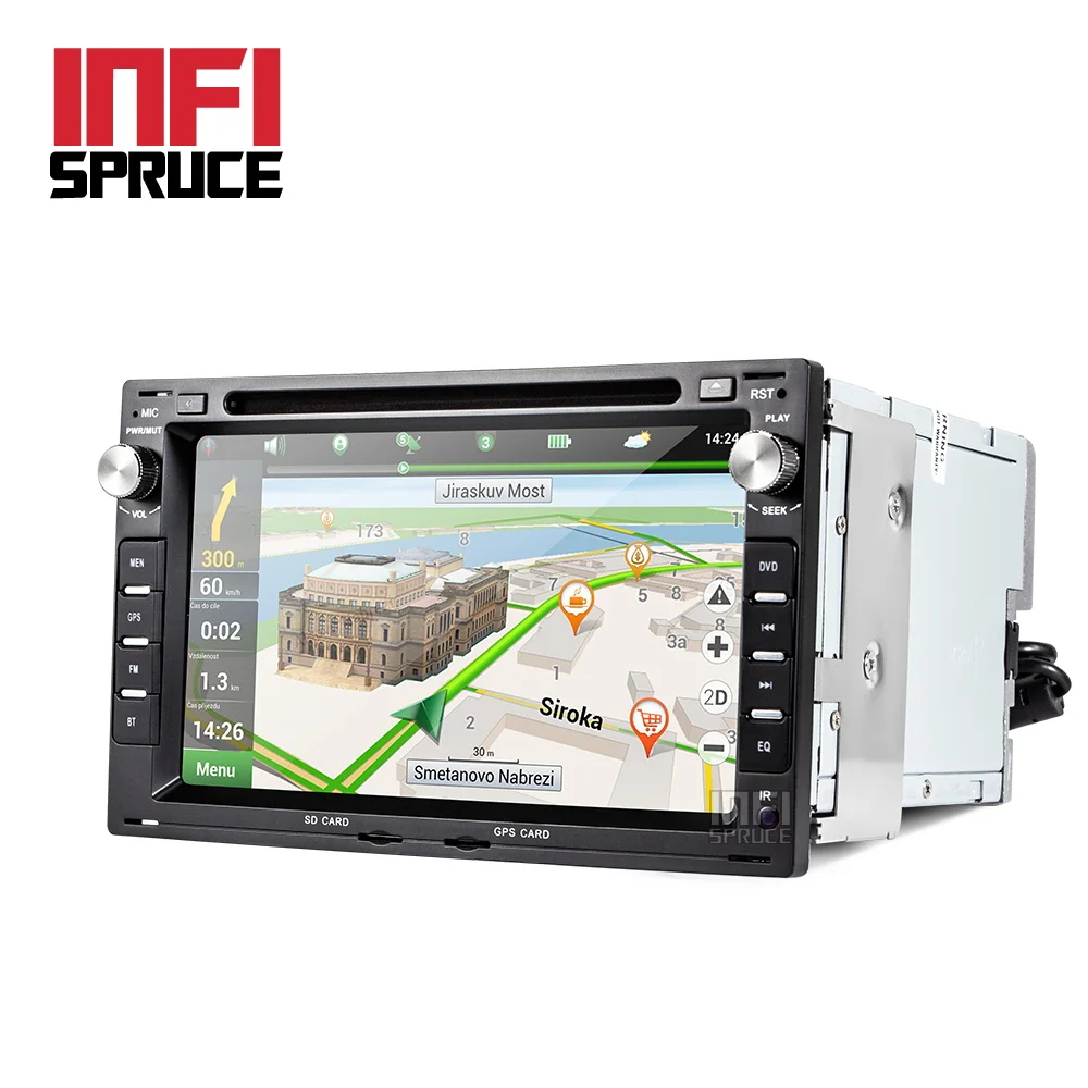 Infispruse Android 9,0 Автомобильный мультимедийный dvd-плеер 7 дюймов для Volkswagen Passat B5 MK5 Golf Polo автомобильный Радио DVD 2 din gps навигатор