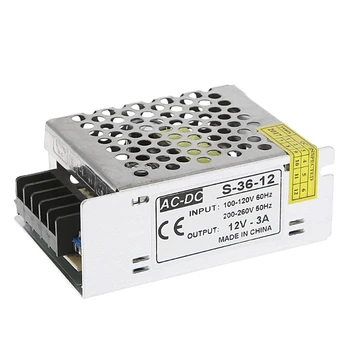 

AC 100-260V To DC 12V 3A 36W Switch Power Supply Driver Adapter LED Strip Light AXYC