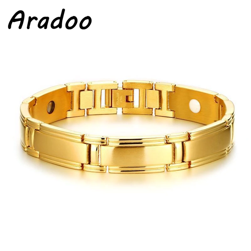 ARADOO Men's Bracelet Korea Bracelet Stainless Steel Bracelet