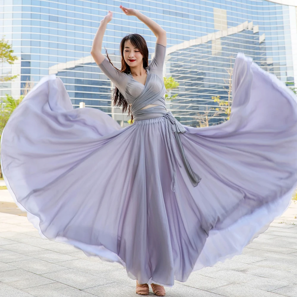 ダンススカートスイングベリーダンス女性パフォーマンス衣装1000度ダンス衣装フル imgrc0107277181.jpg