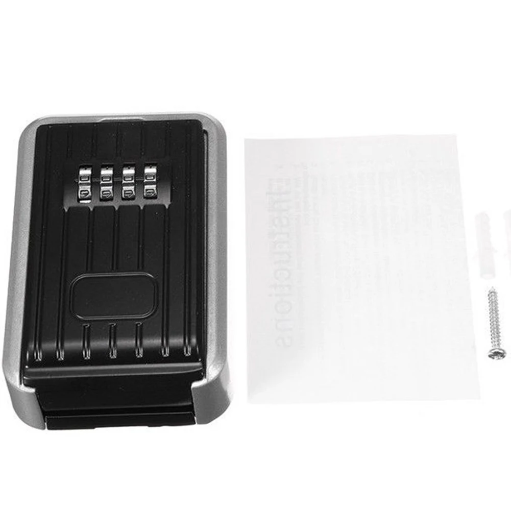

Key Lock Box with Waterproof Case Wall Mount Metal Password Box for Home Business Realtors OUJ99
