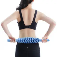 Массажная палка для мышц, оборудование для йоги, фитнеса, ролик для ног, тела, рук, спины, плеч, массажер