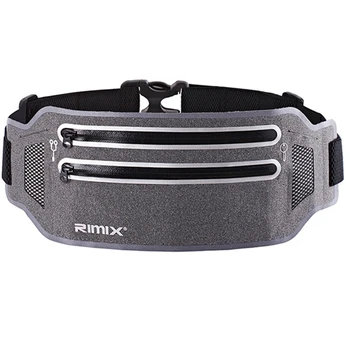 

Rimix Sports Belt Running Belt Fitness Storage Bag Running Mobile Phone Bag Ultra-Thin Stealth Belt with Reflective Strip