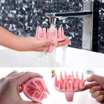 

NICEYARD Scalp Massage Comb Random Color Itching Comb Head Body To Wash Clean Care Massage Brush Hangable Bathroom Products