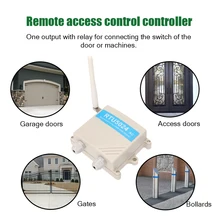 À prova de chuva versão rtu5024 gsm portão abridor da porta gsm relé interruptor remoto controle acesso chamada gratuita para casa segura(China)