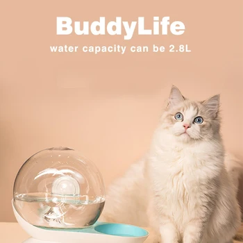 

Large Capacity Drinker For Cats Pets Water Dispenser No Electricity Pet Cat Dog Feeder Fountain Automatic Cats Water Fountain