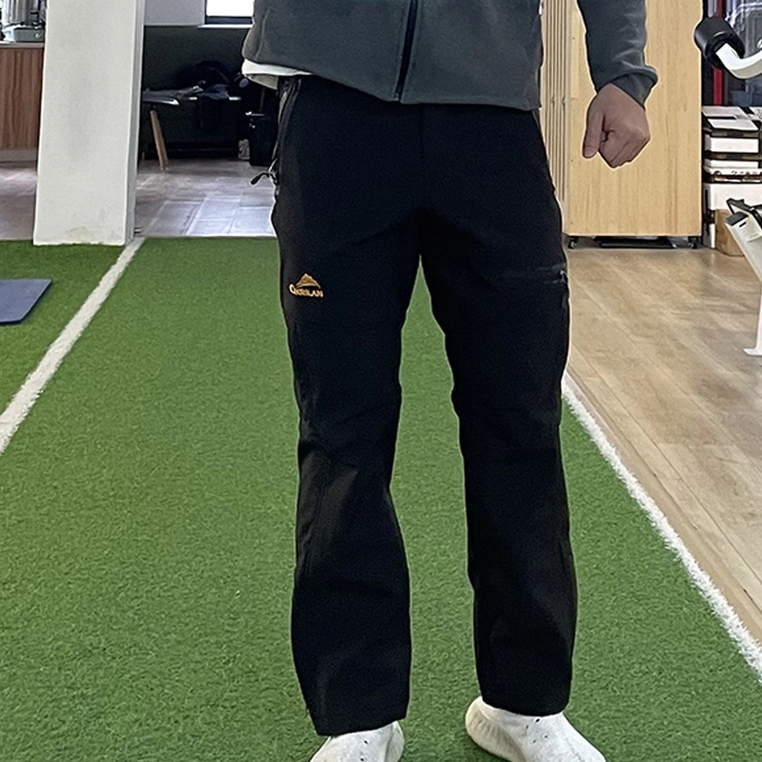 Pantalones impermeables a prueba viento hombre, Pantalón forrado forro polar Softshell para exteriores, Golf, escalada, senderismo, pesca, negro, Pantalón deportivo informal para gimnasio|Pantalones de senderismo| - AliExpress